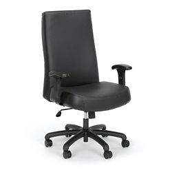 Everest 24-Hour Big and Tall High-Back Leather Chair