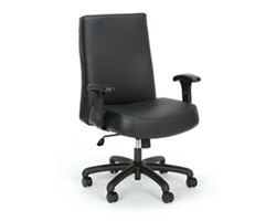 High Back Leather Chair with Headrest