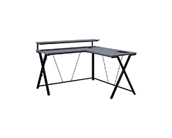 DesignLab Checkpoint L-Shape Gaming Desk - 54"Wx54"D