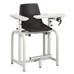 Phlebotomy Chair with Plastic Seat
