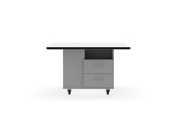 Mini Nucleus Workstation with Drawers - 48"Wx48"Dx30"H