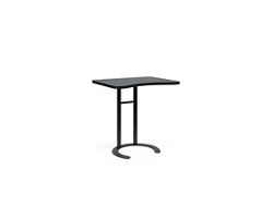 Adjustable Height Rectangle C-Shaped Side Table