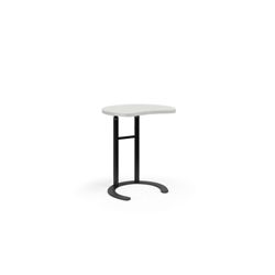 Adjustable Height Crescent C-Shaped Side Table