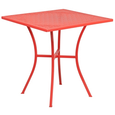 Steel Patio Table - 28"W