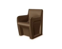 Behavioral Health Armchair with Ballast Door