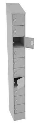 10 slot Storage Locker - Cell Phone/Tablet  - 83"H x 9"W