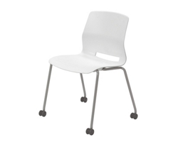 Imme Armless Chair with Casters