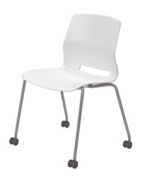 Imme Armless Chair with Casters