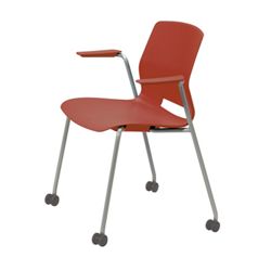 31"H Stack Chair, w/Casters