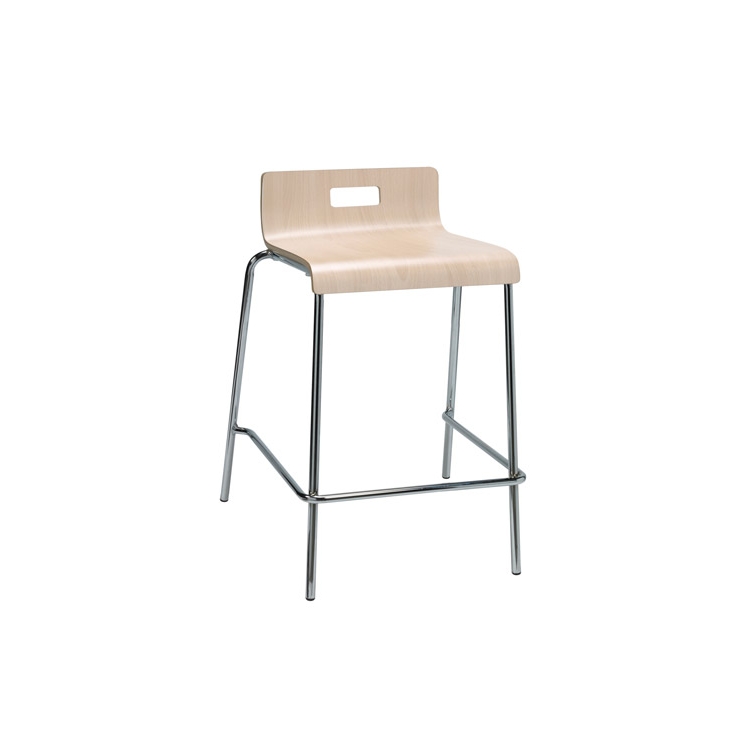 Low-Back Counter-Height Stool