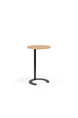 Round c shaped on sale side table