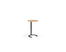 Round C-Shaped Side Table – 18”W x 27”H