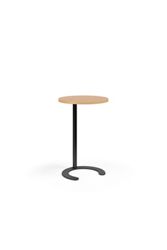 Round C-Shaped Side Table – 18”W x 27”H