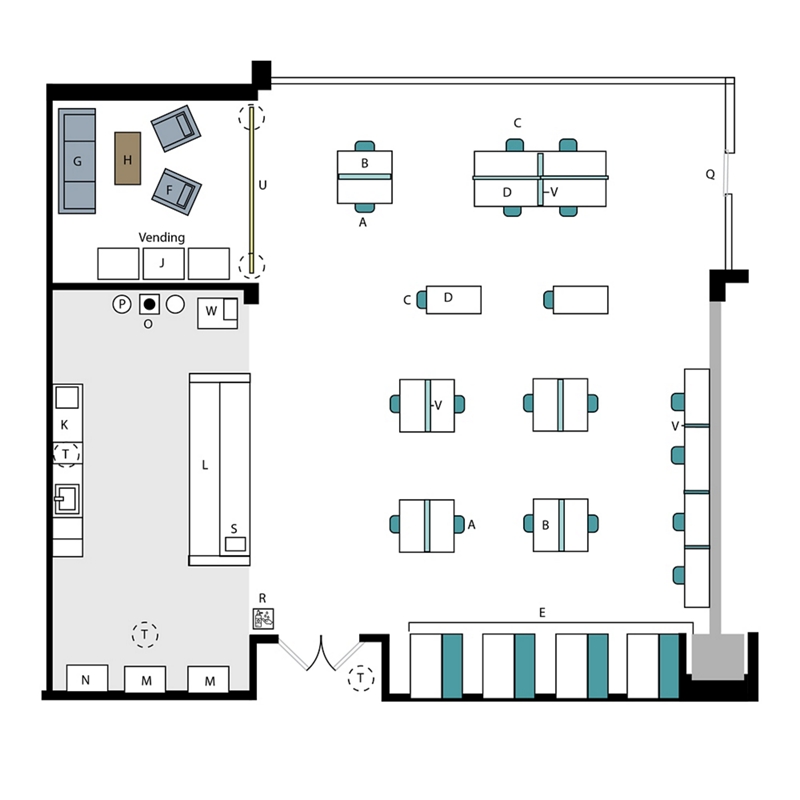 Reimagining the Workplace: Breakroom