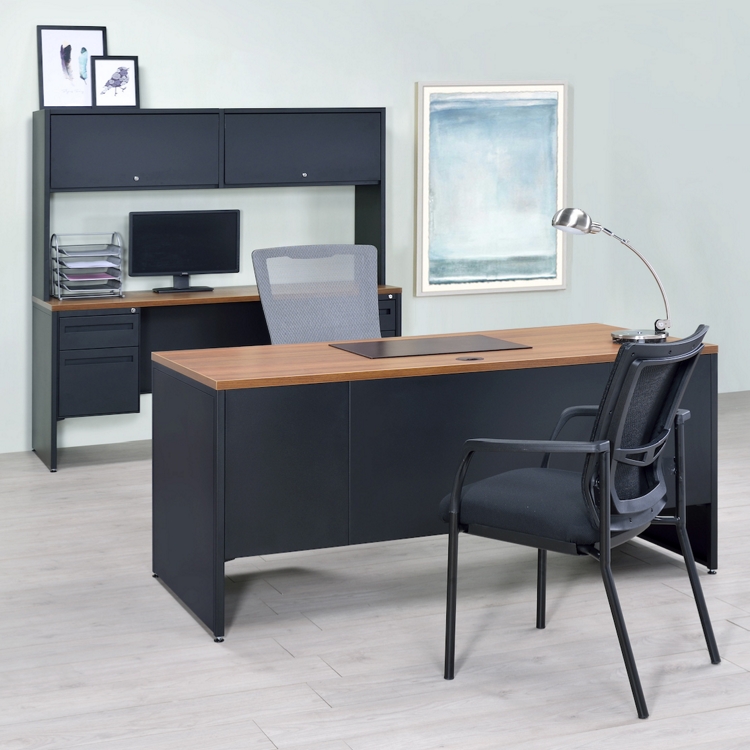 Carbon Executive Steel Desk - 66