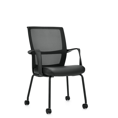 Contemporary Low Back Mesh Arm Chair