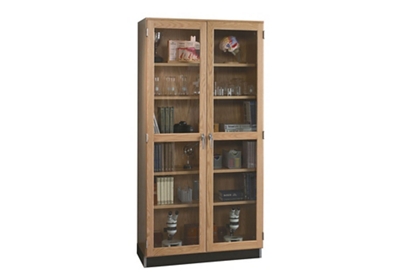 Laboratory Glass Door Storage Cabinet - 36"W