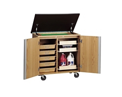 Mobile Laboratory Storage Cabinet with Dry Erase Board Top - 36"W