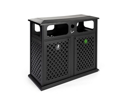 Dual 17 Gal Trash Receptacle
