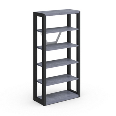 District 5-Shelf Storage Bookcase - 72H