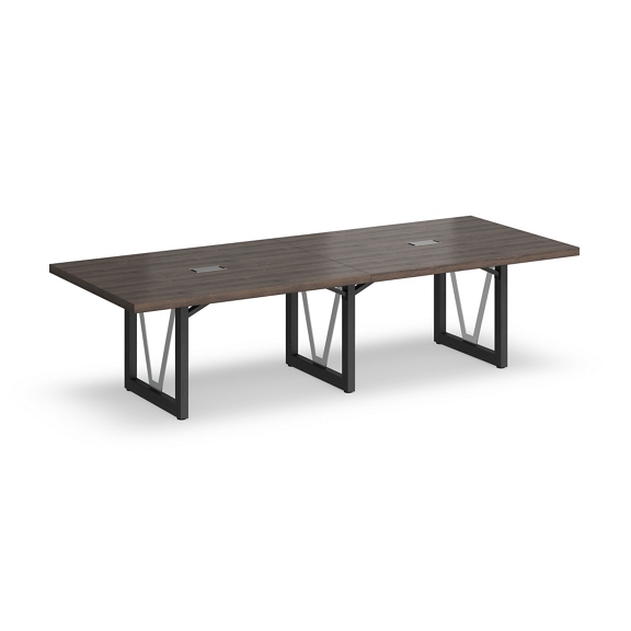 District 10' Conference Table with Power - 120"W x 48"D