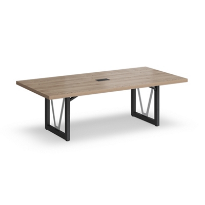 District 6' Conference Table with Power - 72