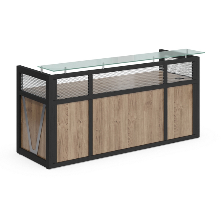 District Reception Desk with Power - 87