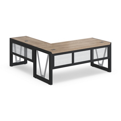 District L-Shaped Desk with Right Return - 72