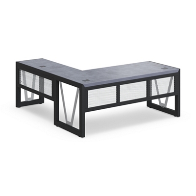 District L-Shaped Desk with Right Return - 72