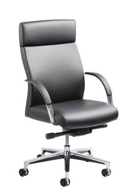 Executive Conference Chair In Leather, Genuine Leather Conference Chair