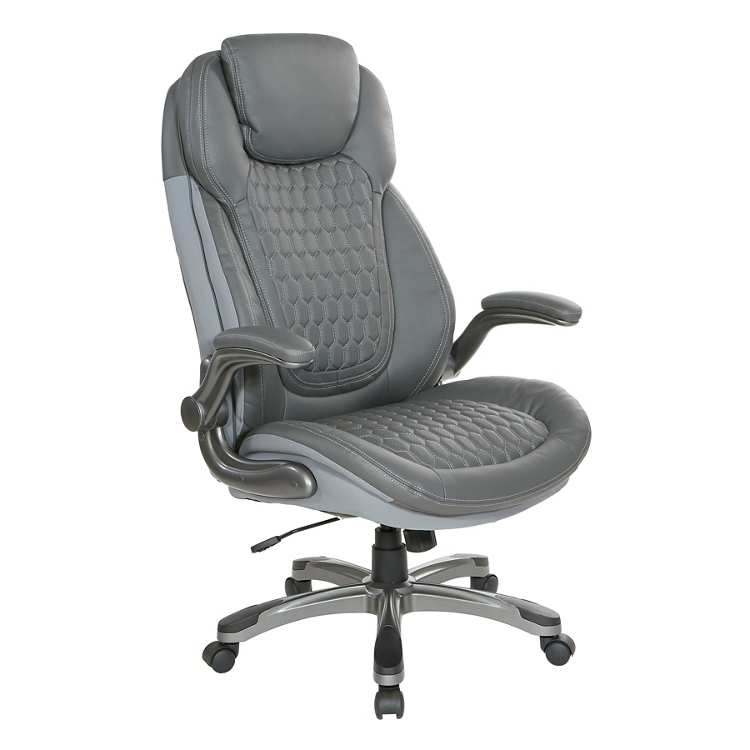 Pro-Line II™ Deluxe Executive Textured Chair with Flip Arms
