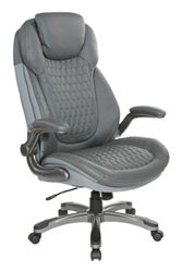 Deluxe Executive Textured Chair with Flip Arms