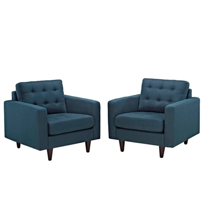Armchair Upholstered Set of 2