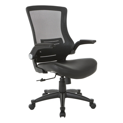 Ventilated Seating Manager's Office Chair with Flip Arms