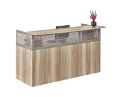 At Work 72"W x 29"D Reception Desk
