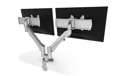 Dual VESA Monitor Arms