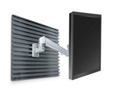 Slat Mounted Monitor Arm
