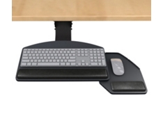 Lift and Lock Articulating Arm With Keyboard and Mouse Tray