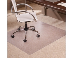 Low Pile Chair Mat 46"W x 60"D for Carpet Floors