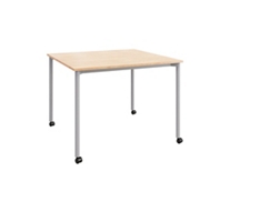 Dailey Table with Casters - 42"Wx42"D