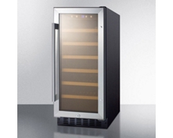 Slim Glass Door Bottle Refrigerator