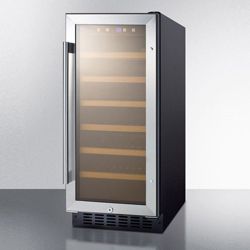 Slim Glass Door Bottle Refrigerator