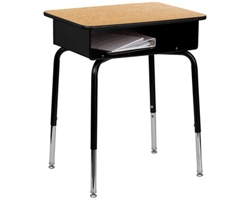 Billie Student Desk with Open Book Box
