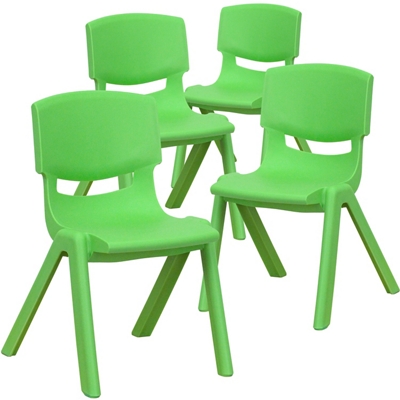Plastic Stack Chair 26"H - 4 Pack