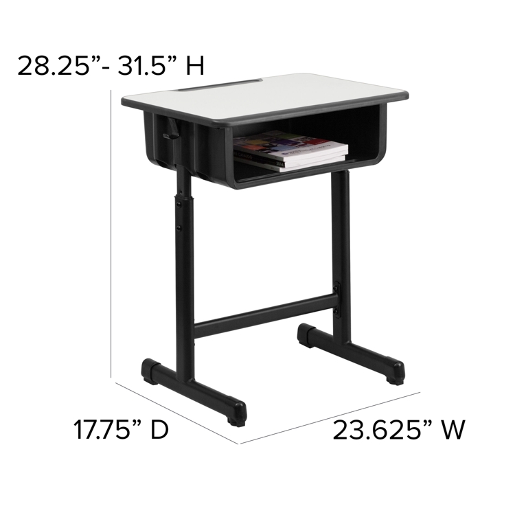 コンピュータ・IT ProfessionalEnglishinUseICTStudent'sBook Billie Height Adjustable Student Desk with Open Book Box