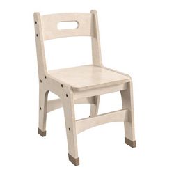 Bright Beginnings Set of 2 Wooden Classroom Chairs 11.5H