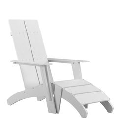Breeze Adirondack Chair and Footrest Set