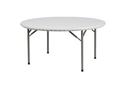 Plastic Folding Table - 60"DIA
