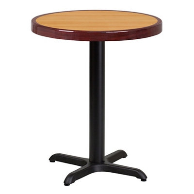 Standard Height Table with X Base - 24"DIA
