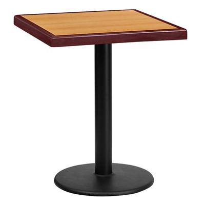 Standard Height Table with Round Base - 24"W x 24"D